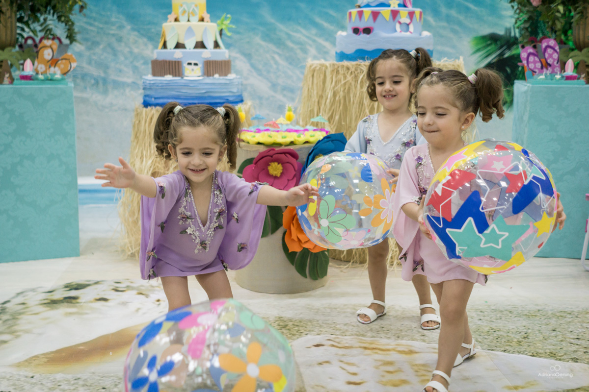 Aniversário das trigêmeas da Gelisa Lisa no Buffet Alegria em Francisco Beltrao Pr