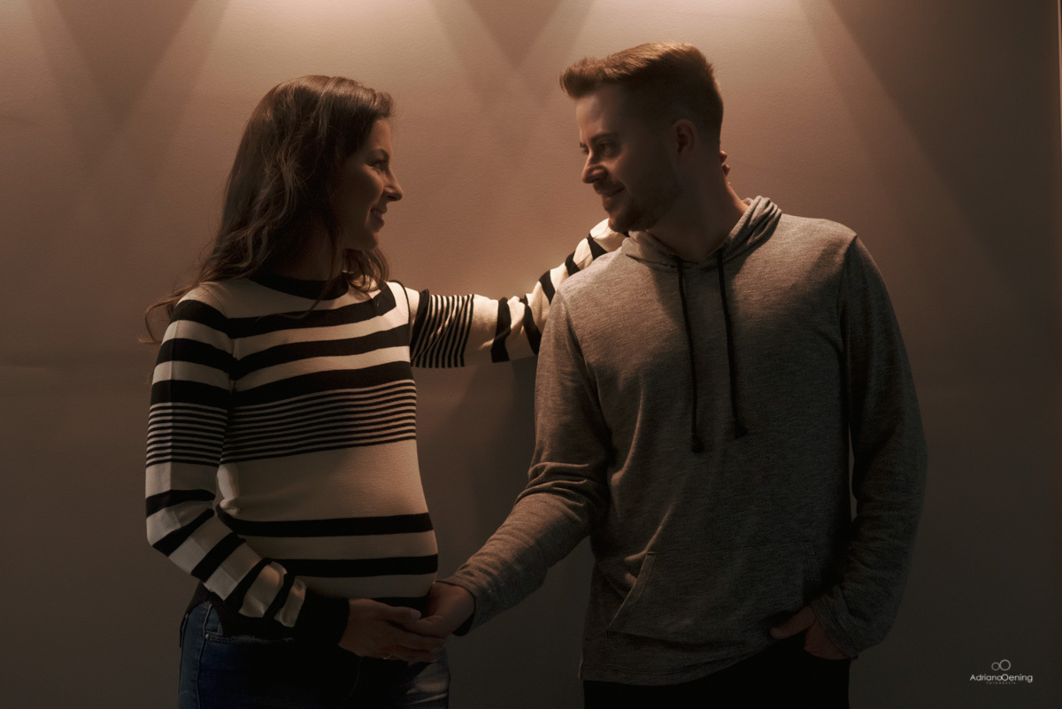 Ensaio de gestante no estudio de Adriano Oening em Francisco Beltrao Pr