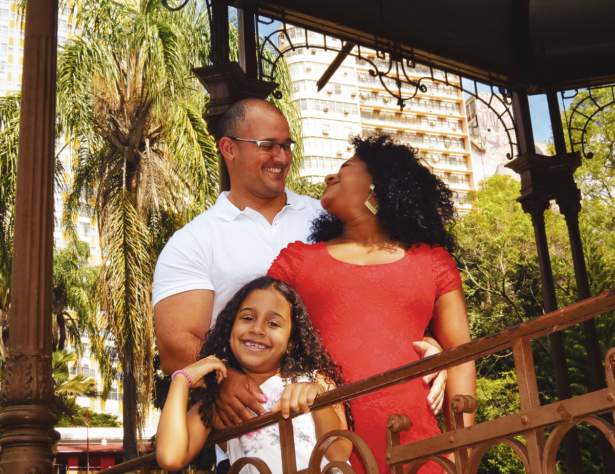 família abraço portrait