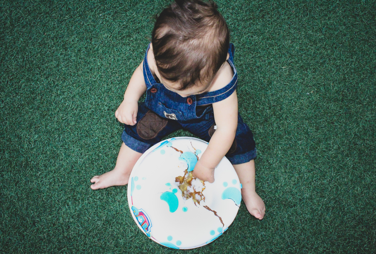 smash the cake destruição bolo