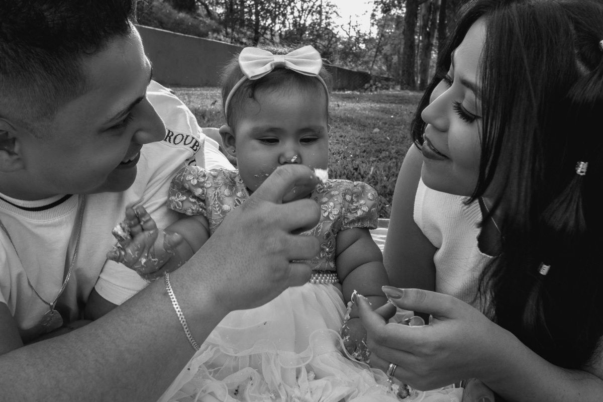 foto espontânea em família 