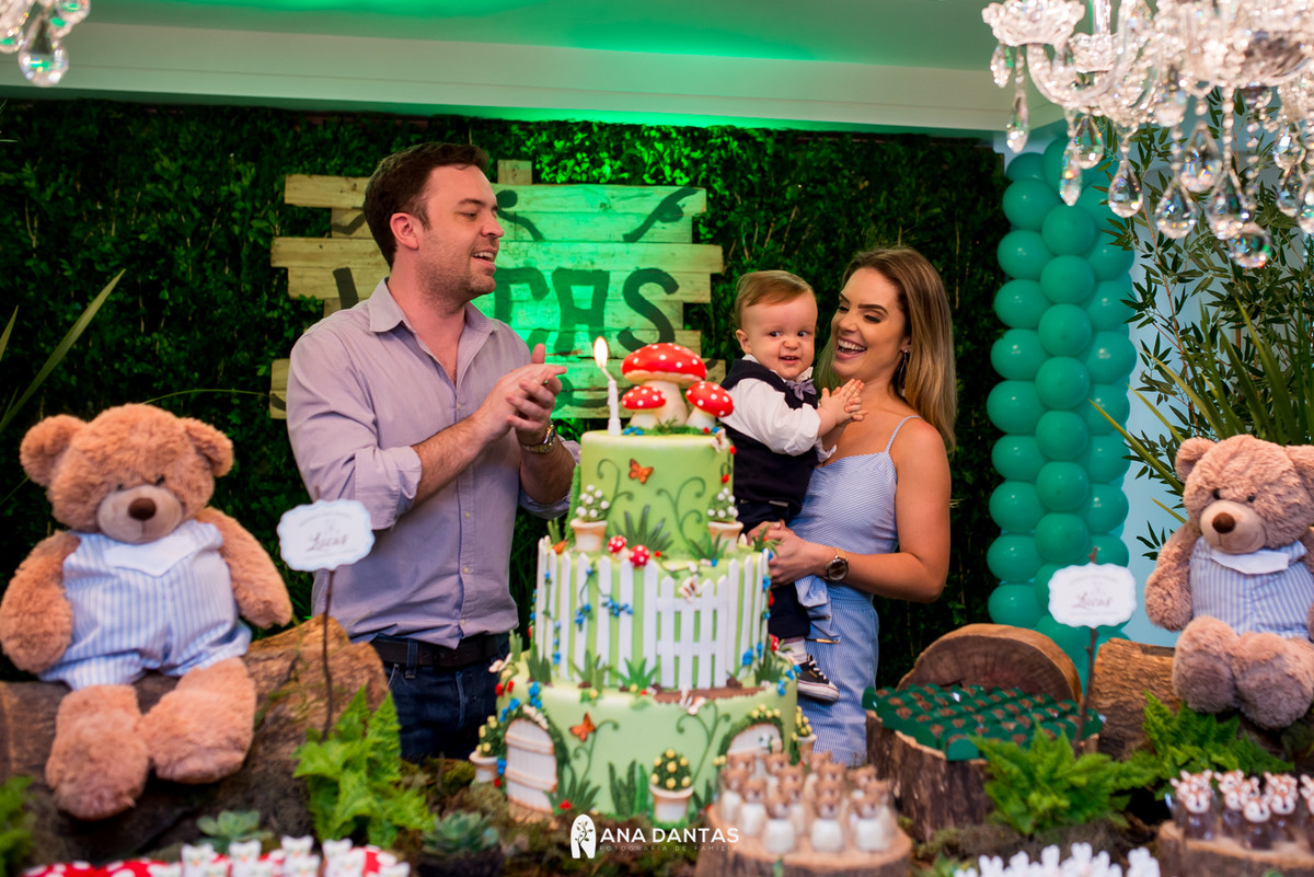 Felicidade no parabens 