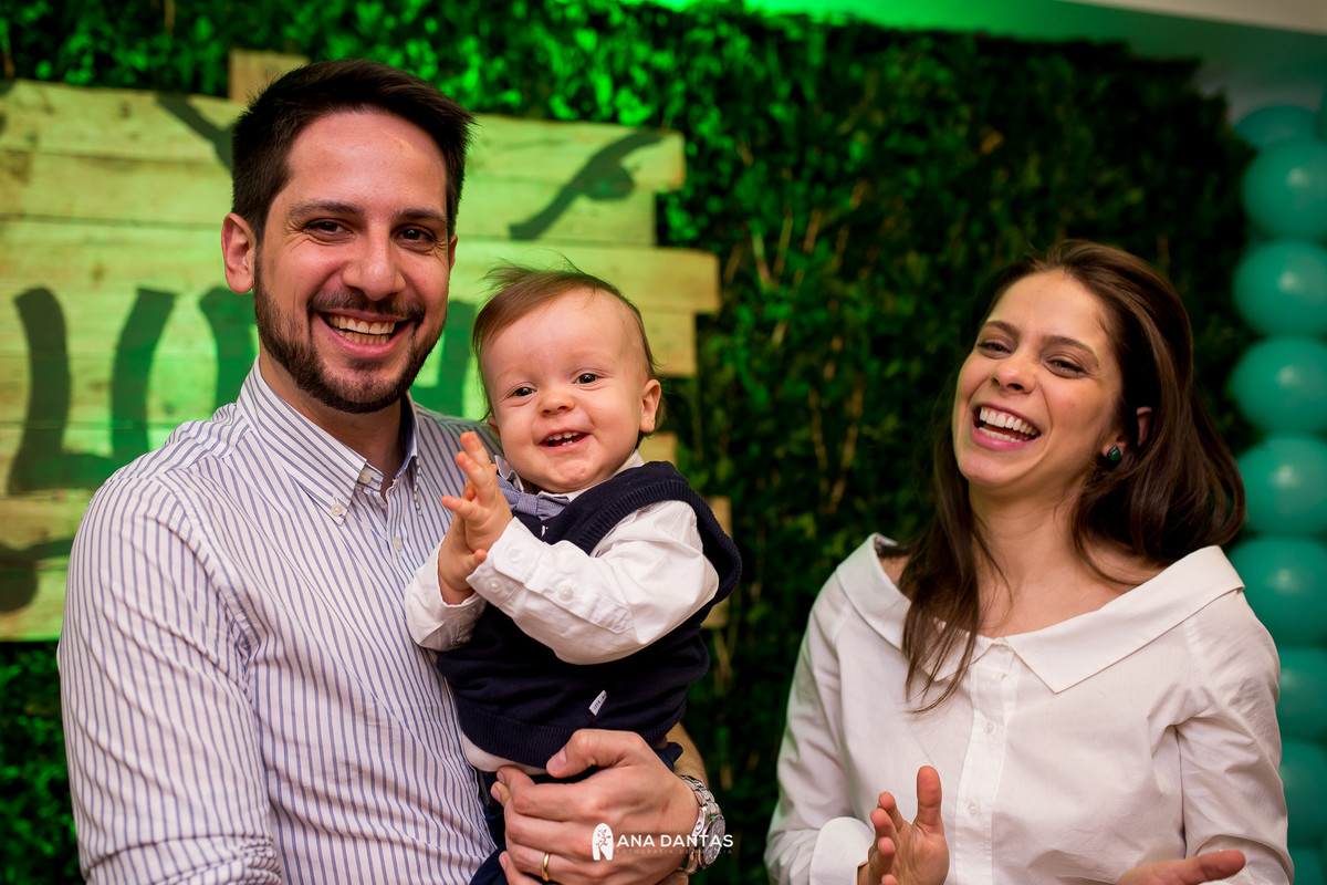 Sorrindo com a familia 