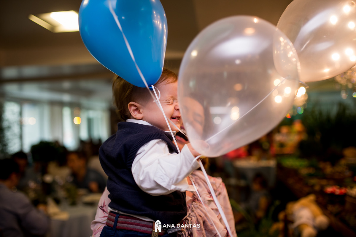 Brincando com as bexigas 