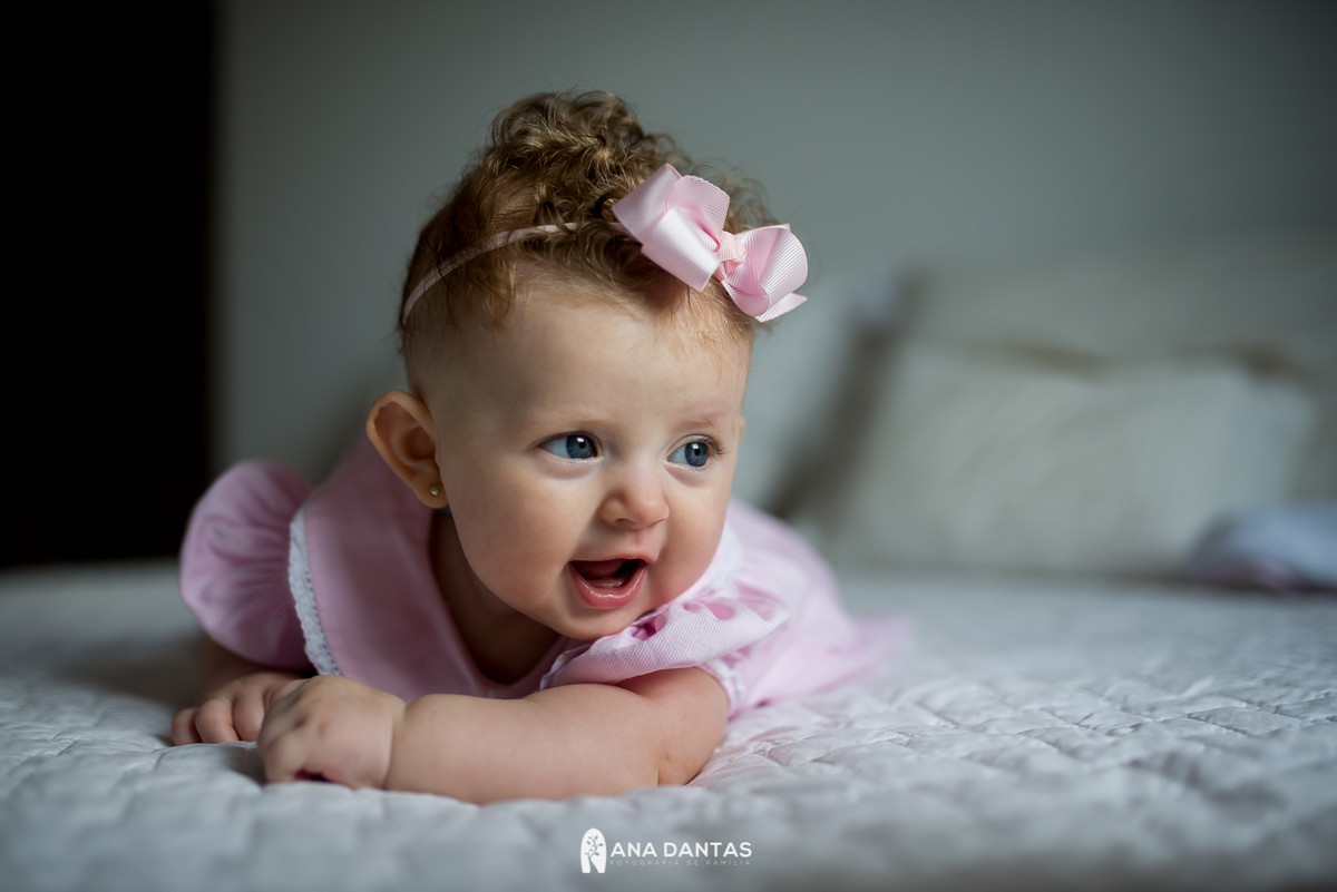 Momento de felicidade da bebe 