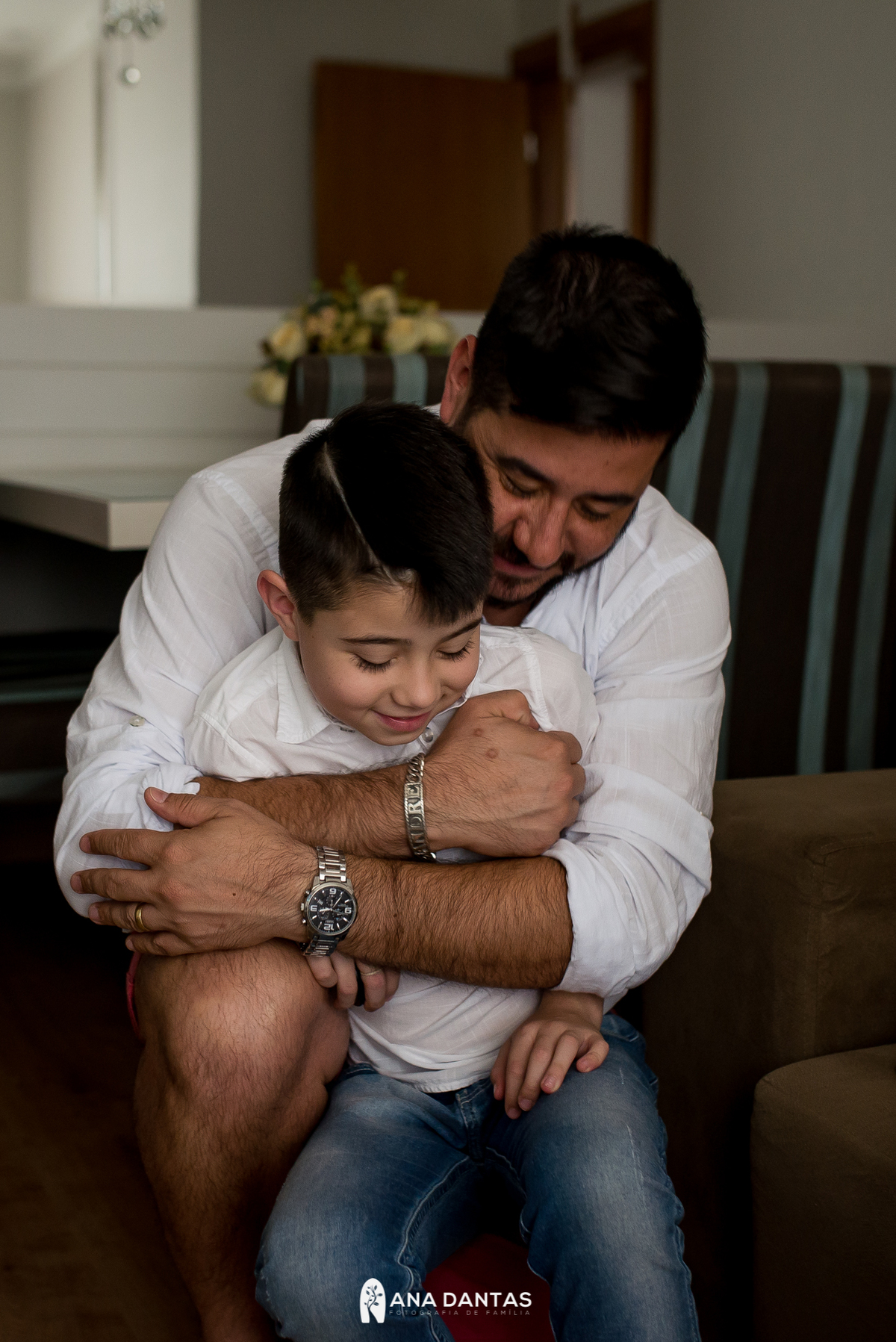 Pai com seu filho mais velho