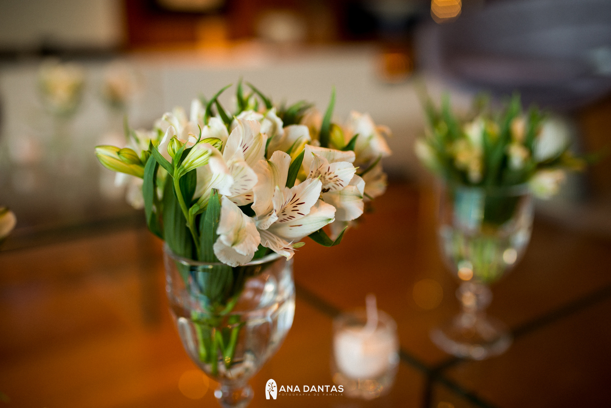 Flores de decoração 