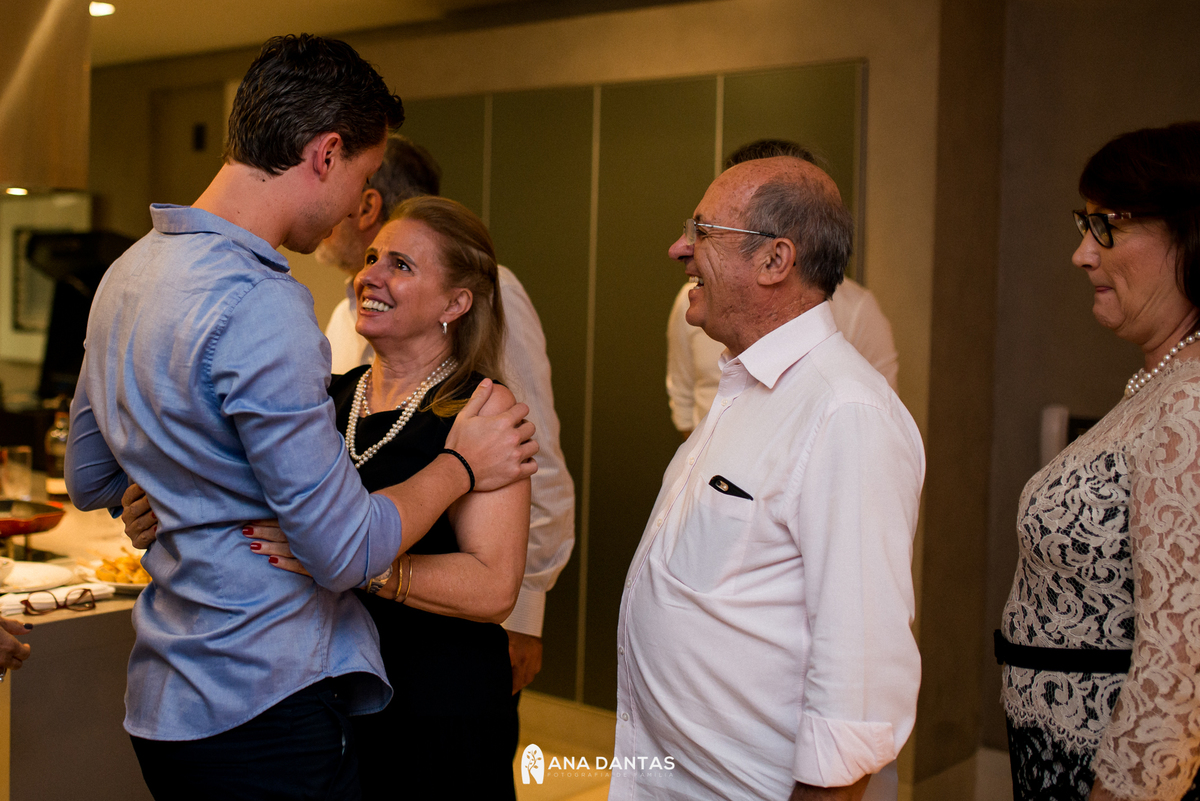 Convidados emocionados 