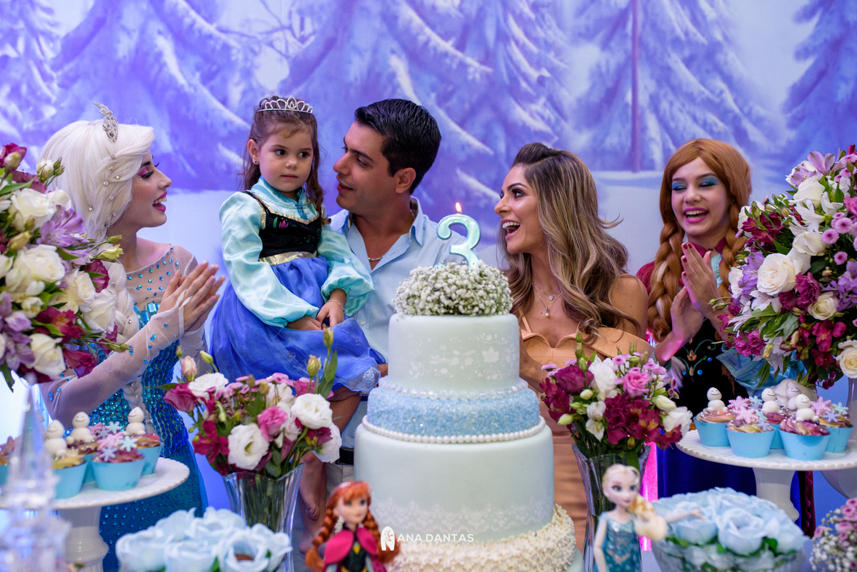 Parabens com frozen 