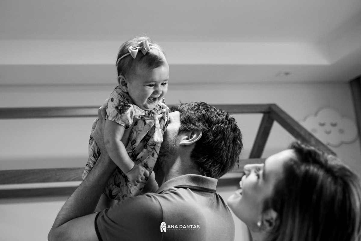 Momento de amor com a filha 