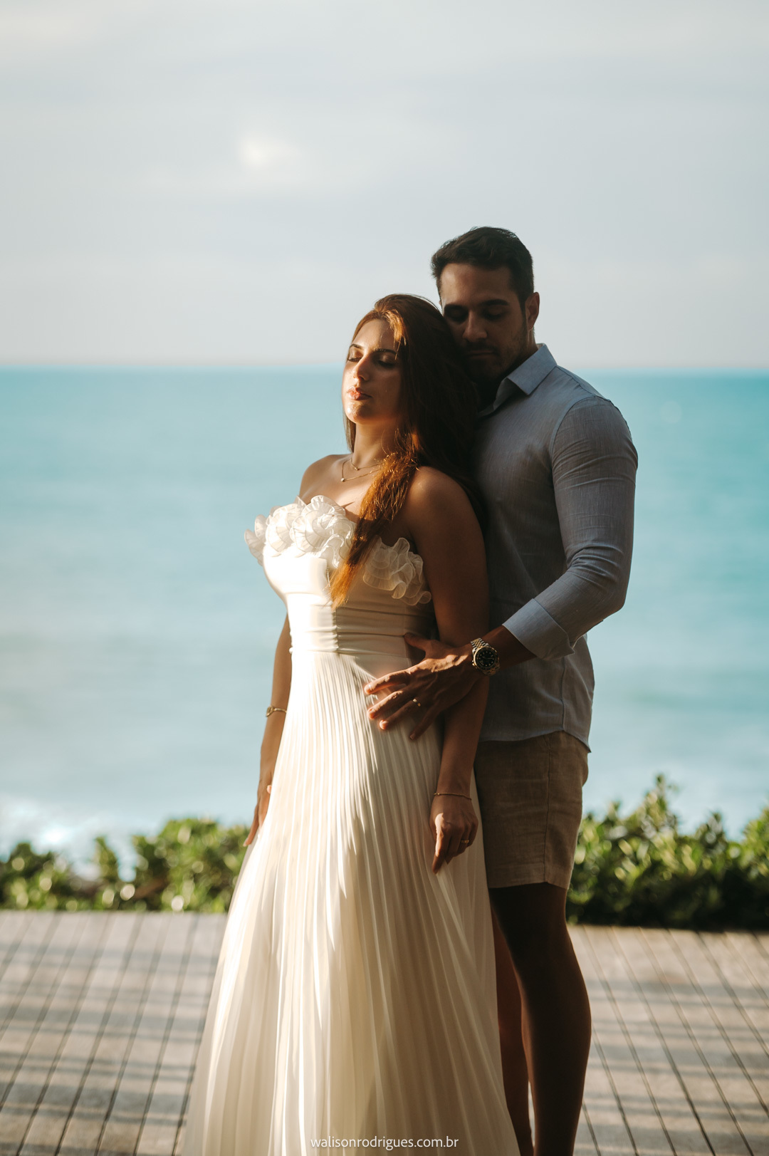 Ensaio pré wedding elegante em resort de luxo no litoral cearense.