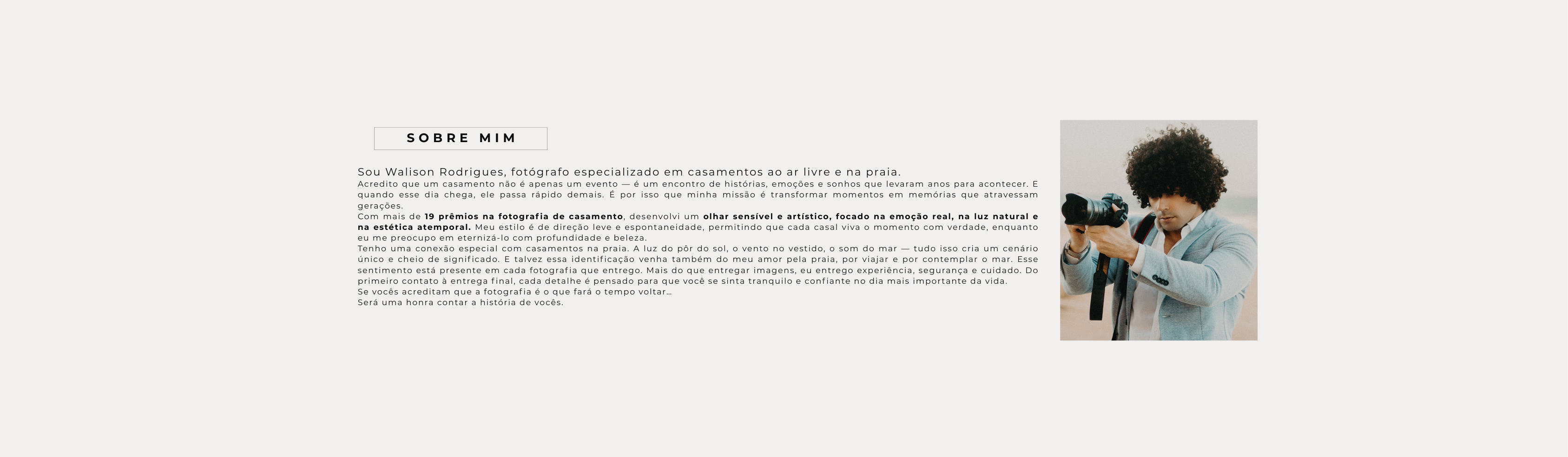 Sobre Fotógrafo de Casamento em Fortaleza CE: Registre seu grande dia com imagens atemporais e cheias de emoção. Agende já a sua sessão!