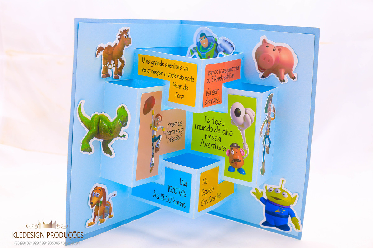Convite Toy Story
