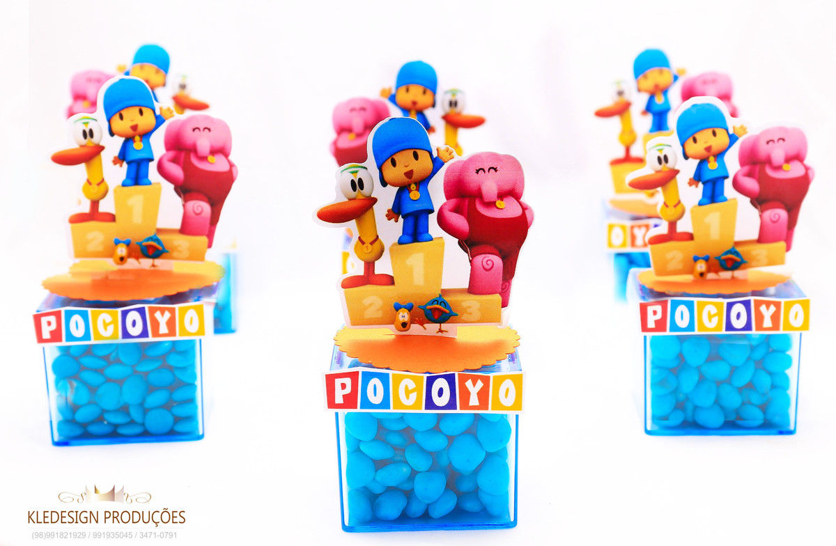 #personalizados pocoyo - caixa de acrílico
