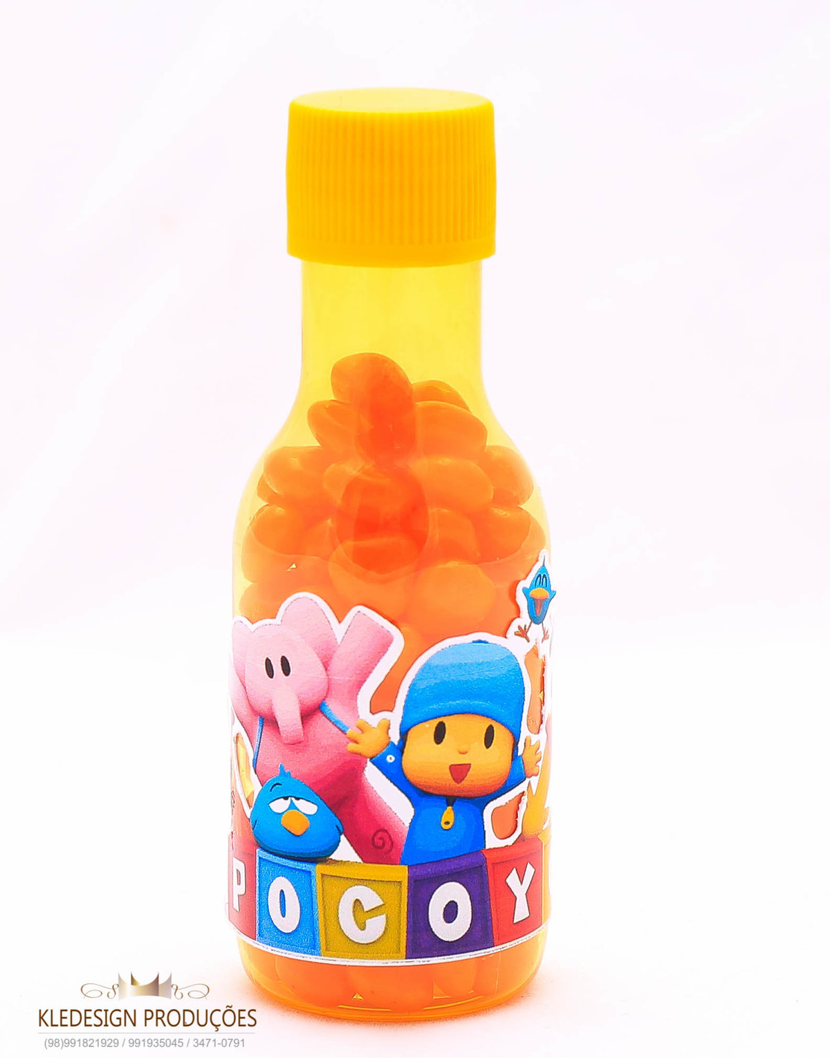 #personalizados pocoyo - garrafinha colorida