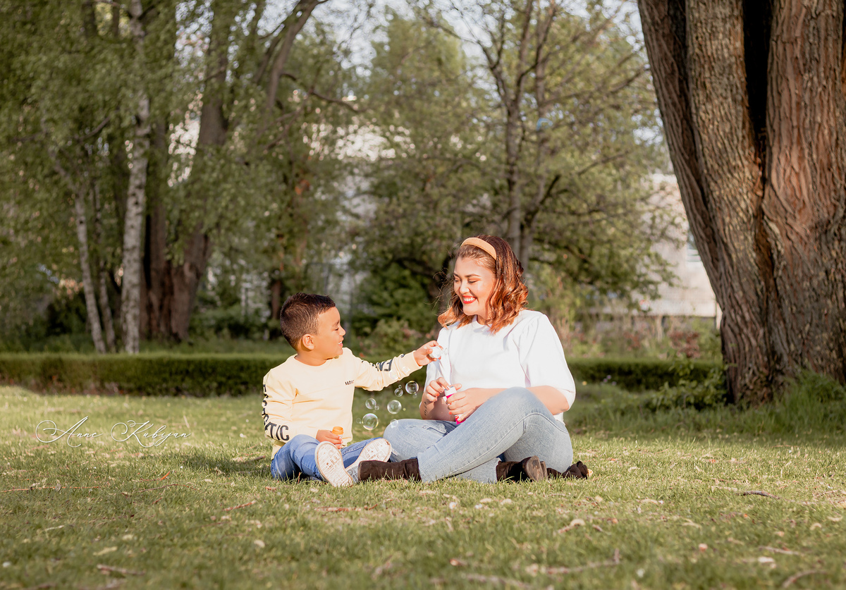 Séance photo de famille