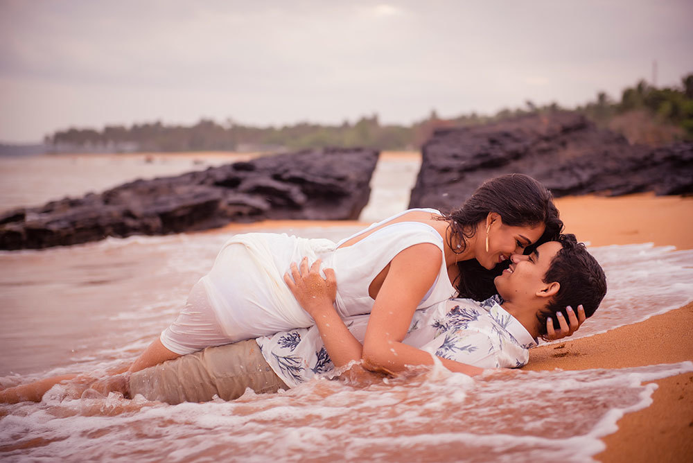 fotos pré casamento em praia de Coqueiral Aracruz ES