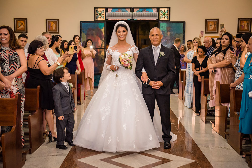 Casamento Igreja Católica Vila Lenira - Colatina - ES