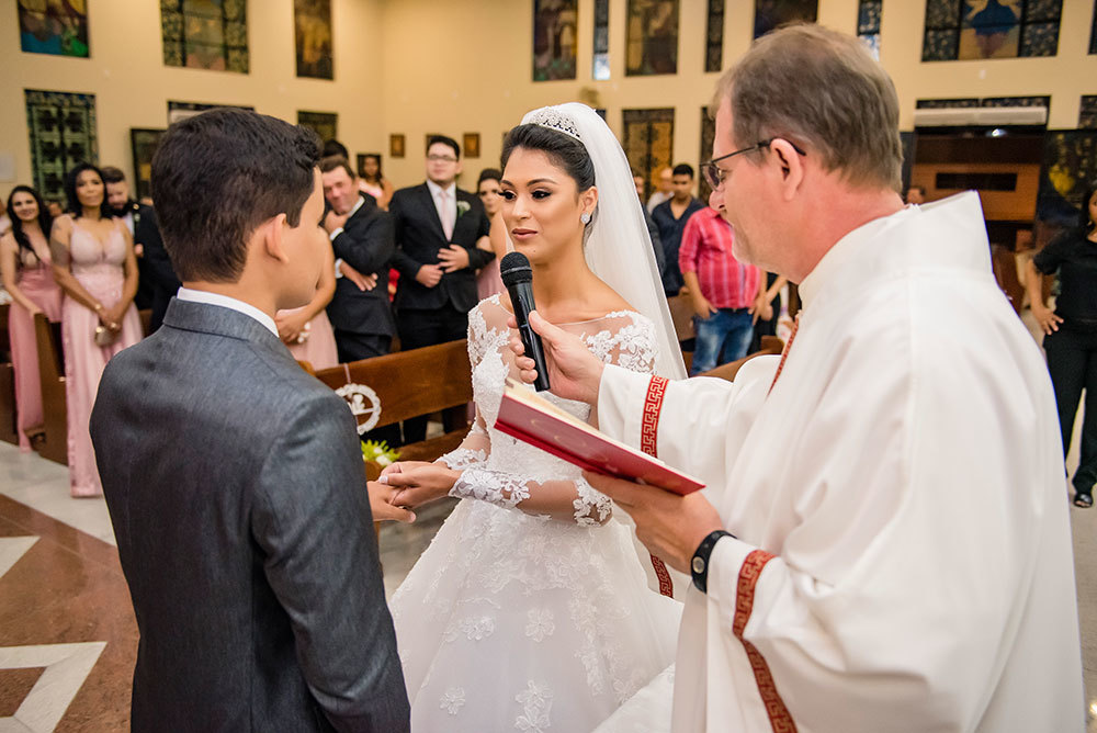 Casamento Igreja Católica Vila Lenira - Colatina - ES