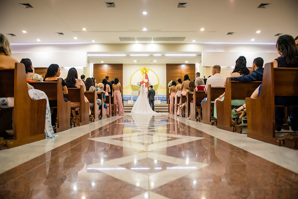 Casamento Igreja Católica Vila Lenira - Colatina - ES