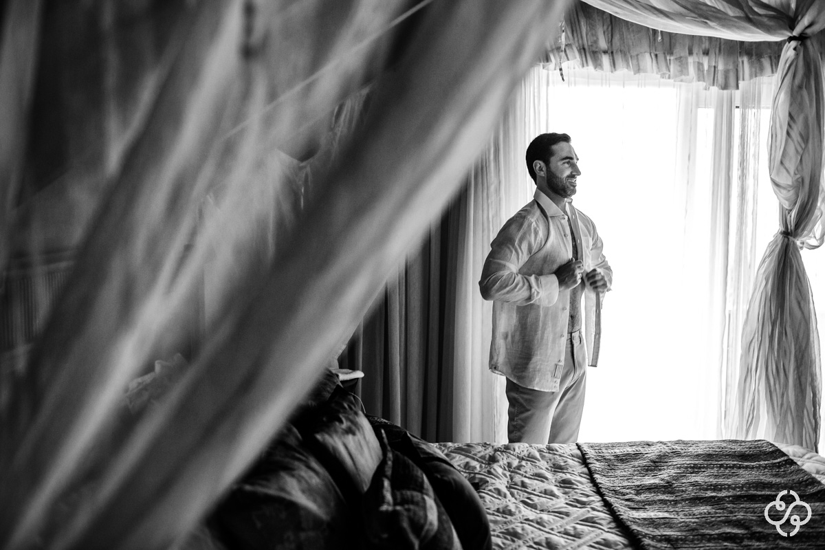 Making-of Noivo | Casamento na Praia | Casamento de dia | Casamento Pé na Areia | Destination Wedding | Elopment Wedding | Estaleiro Guest House | Balneário Camboriú - SC | Foto de Casamento | Fotógrafo Destination Wedding | | Destino de Casamento |