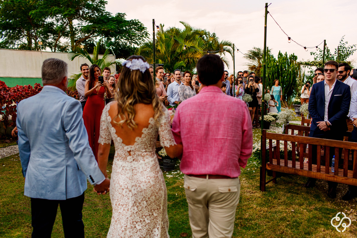 Casamento na Praia | Casamento de dia | Cerimônia de Casamento Mirante Gold Party | Biguaçu - SC | Case de dia | Casamento Letícia e Kléber | Fotógrafo de Casamento | Foto de Casamento | Fotógrafo Destination Wedding | Destino de Casamento |