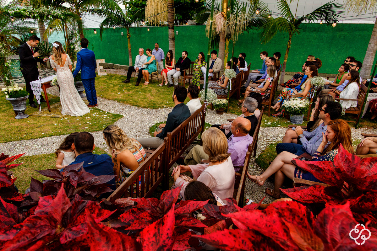Casamento na Praia | Casamento de dia | Cerimônia de Casamento Mirante Gold Party | Biguaçu - SC | Case de dia | Casamento Letícia e Kléber | Fotógrafo de Casamento | Foto de Casamento | Fotógrafo Destination Wedding | Destino de Casamento |