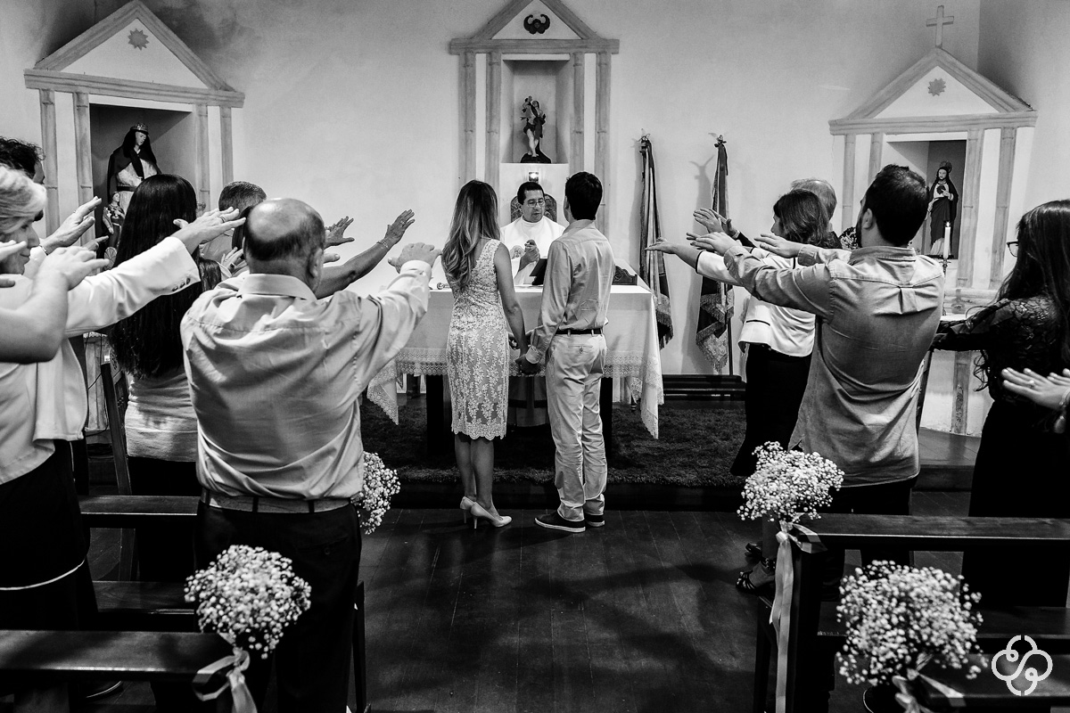 Cerimônia de Casamento Mirante Gold Party | Biguaçu - SC | Letícia e Kléber | Fotógrafo de Casamento | Foto de Casamento | Fotógrafo Destination Wedding | Destino de Casamento |