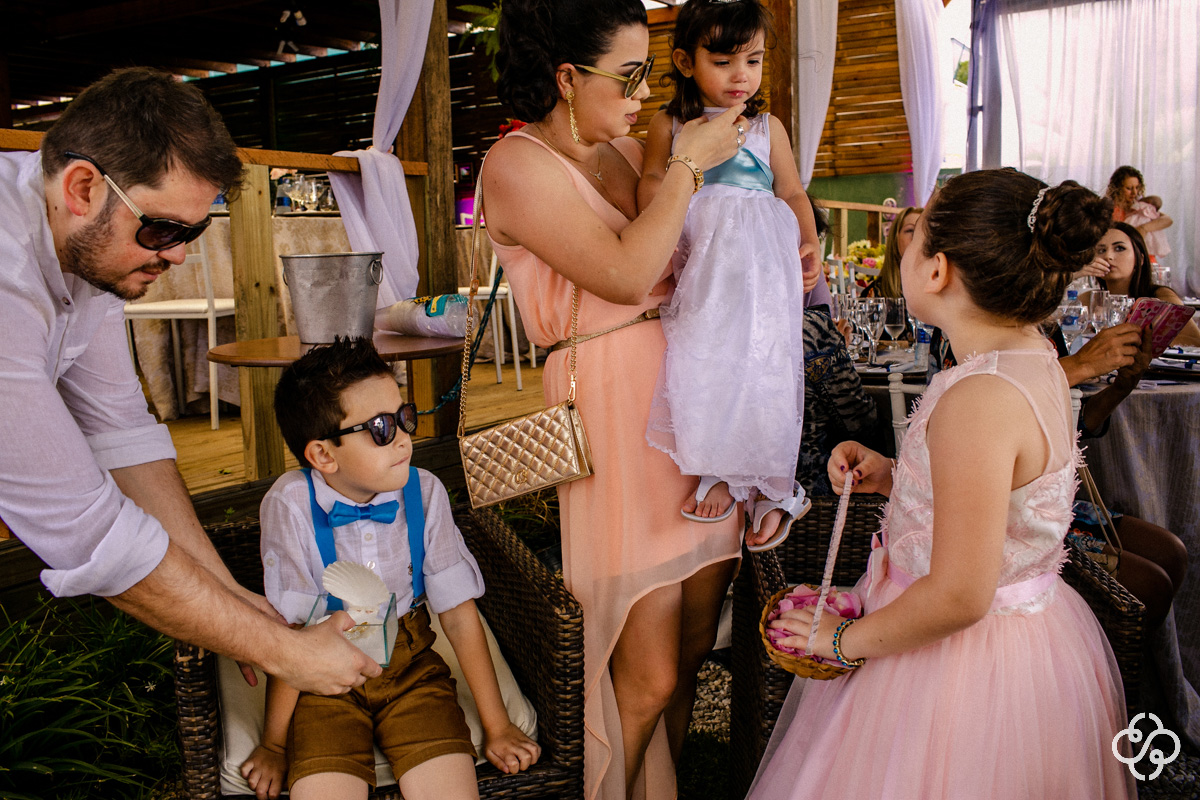 Foto de Casamento na Praia | Casamento de dia | Cerimônia de Casamento Mirante Gold Party | Biguaçu - SC | Casamento Adriana e Daniel | Fotógrafo de Casamento | Foto de Casamento | Fotógrafo Destination Wedding | Casamento SC | Destino de Casamento