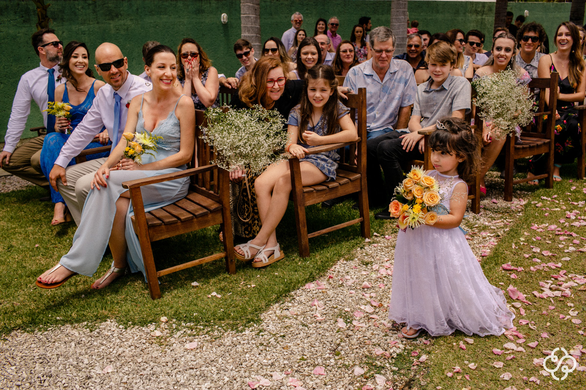 Foto de Casamento na Praia | Casamento de dia | Cerimônia de Casamento Mirante Gold Party | Biguaçu - SC | Casamento Adriana e Daniel | Fotógrafo de Casamento | Foto de Casamento | Fotógrafo Destination Wedding | Casamento SC | Destino de Casamento