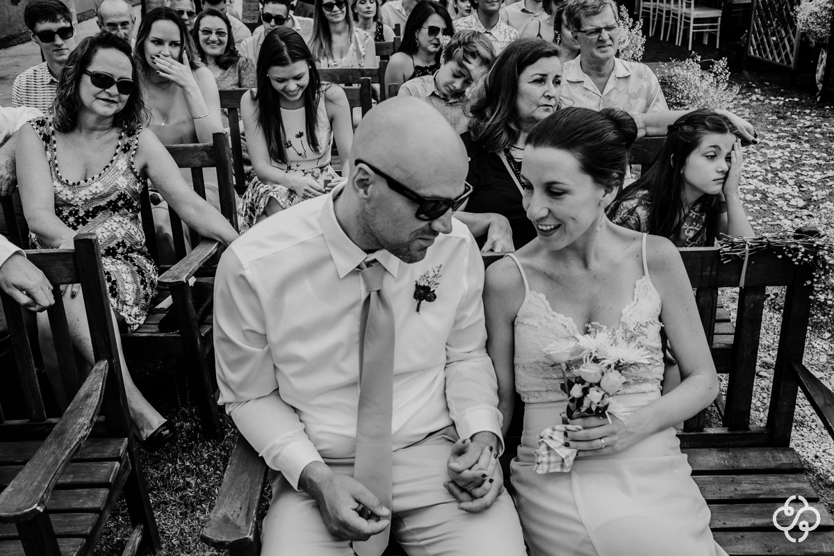 Foto de Casamento na Praia | Casamento de dia | Cerimônia de Casamento Mirante Gold Party | Biguaçu - SC | Casamento Adriana e Daniel | Fotógrafo de Casamento | Foto de Casamento | Fotógrafo Destination Wedding | Casamento SC | Destino de Casamento