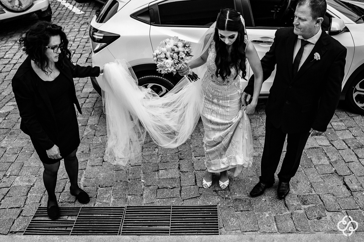 Cerimônia de  Casamento Cabeçudas Iate Clube Itajaí | Itajaí - SC | Chegada da Noiva | Casamento na Praia | Casamento de Dia | Fotógrafo Destination Wedding | Fotógrafo de Casamento SC |  Casamento Pâmela e Jonathan | www.rafaelsantosfotografia.com.br