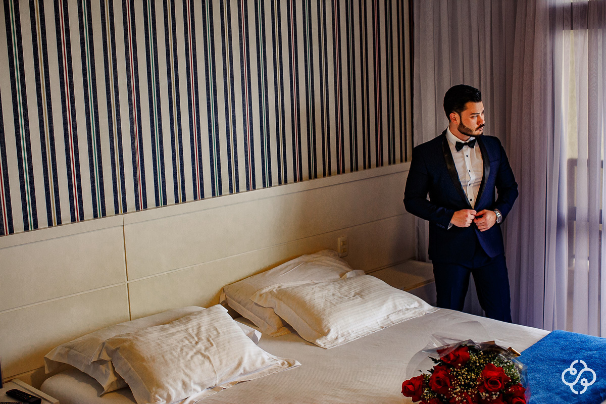 Making-of Noivo Infinity Blue Resort e SPA | Balneário Camboriú | Fotógrafo de Casamento | Casamento na Praia | Casamento de Dia |  Casamento Pâmela e Jonathan | www.rafaelsantosfotografia.com.br