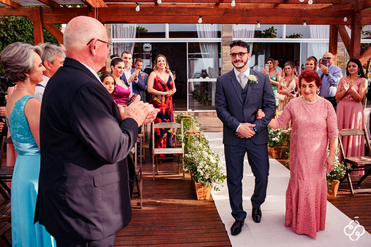 Cerimônia de Casamento Restaurante Casa da Praia em Bombinhas - SC | Fotógrafo de Casamento | Destination Wedding | Casamento na Praia | Casamento de Dia | Casamento ao Ar Livre |  Casamento Adi e Edilson | www.rafaelsantosfotografia.com.