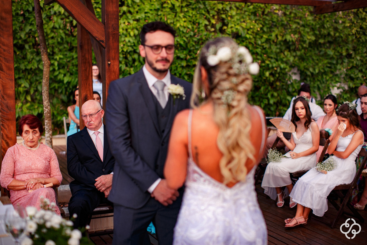 Cerimônia de Casamento Restaurante Casa da Praia em Bombinhas - SC | Fotógrafo de Casamento | Destination Wedding | Casamento na Praia | Casamento de Dia | Casamento ao Ar Livre |  Casamento Adi e Edilson | www.rafaelsantosfotografia.com.
