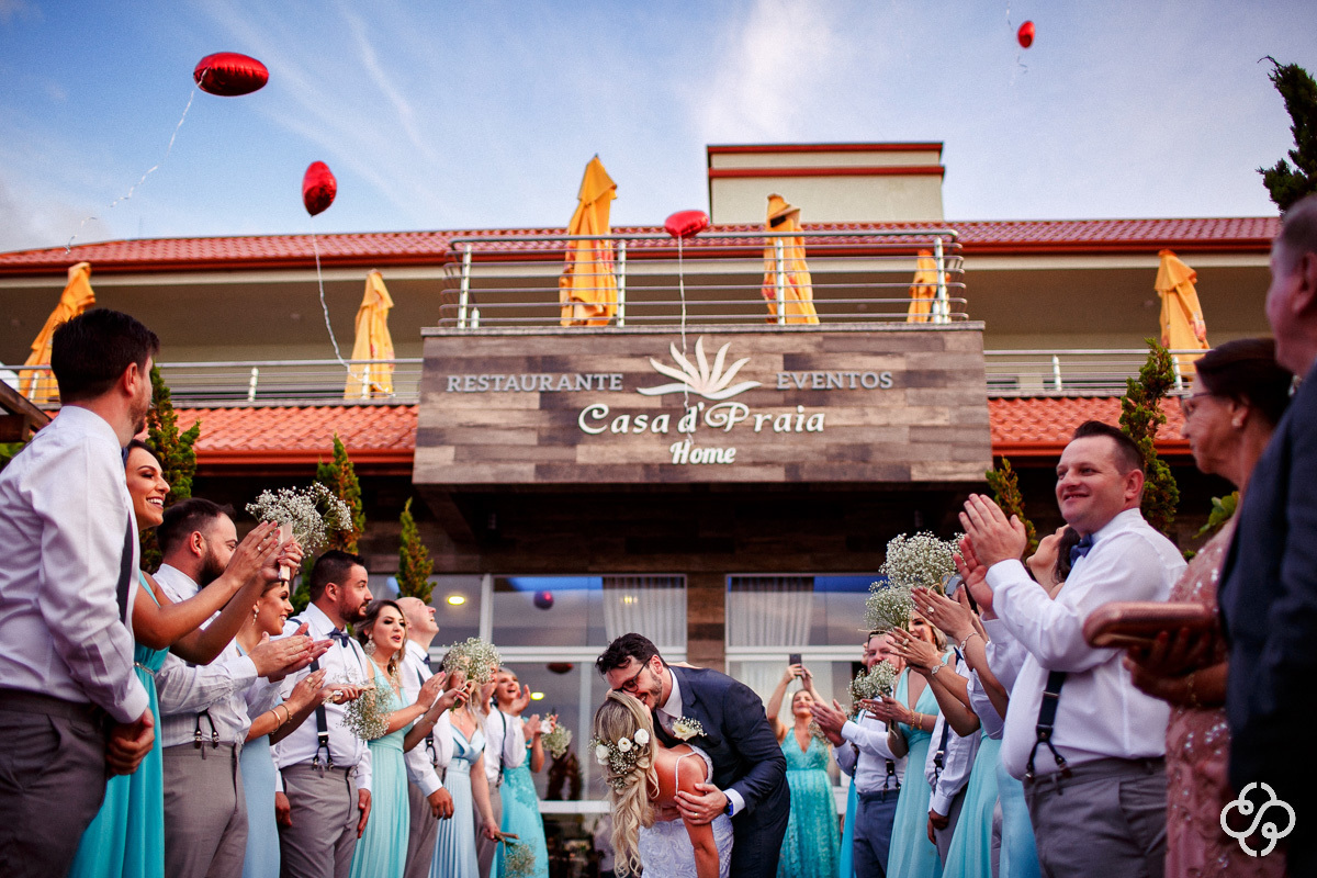 Cerimônia de Casamento Restaurante Casa da Praia em Bombinhas - SC | Fotógrafo de Casamento | Destination Wedding | Casamento na Praia | Casamento de Dia | Casamento ao Ar Livre |  Casamento Adi e Edilson | www.rafaelsantosfotografia.com.
