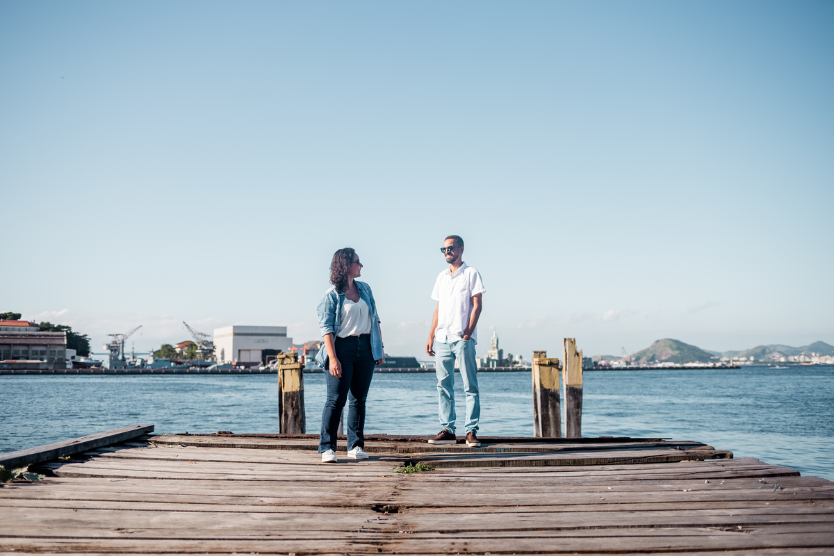 Ensaio de Casal na Praça XV