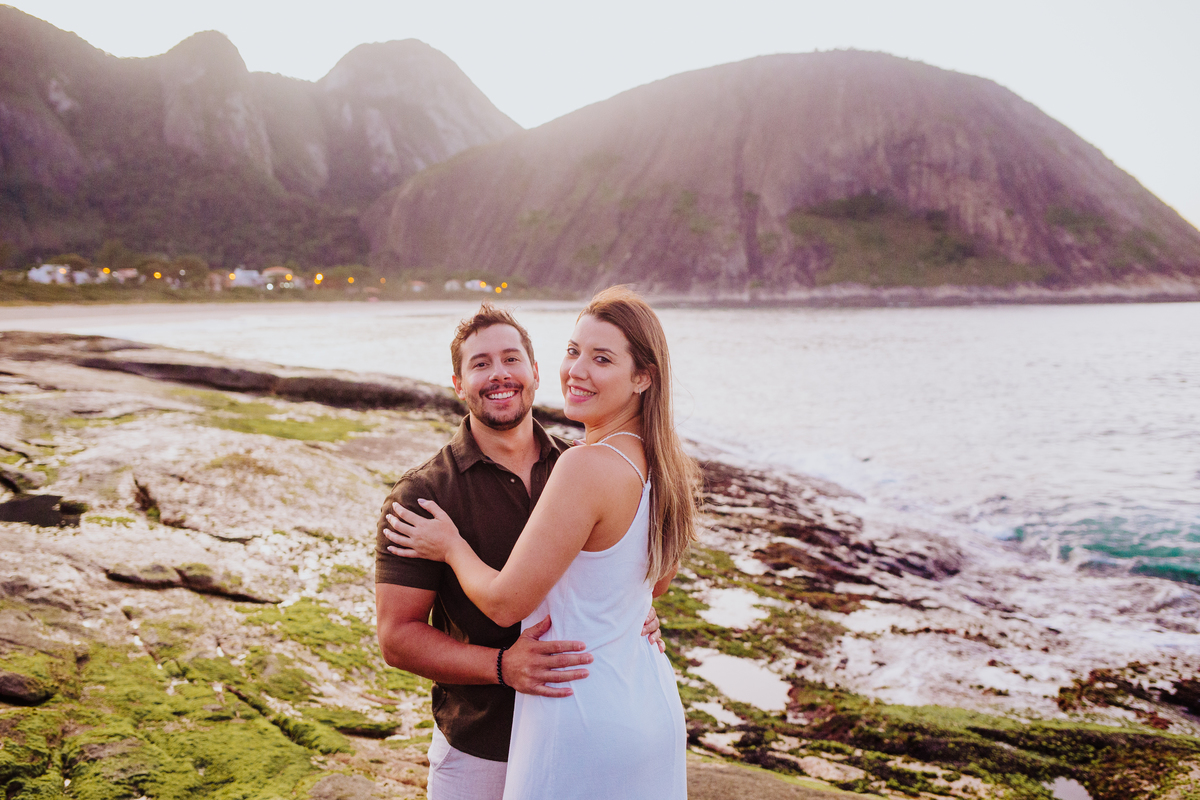 Ensaio Pré Wedding na Praia Itacoatiara