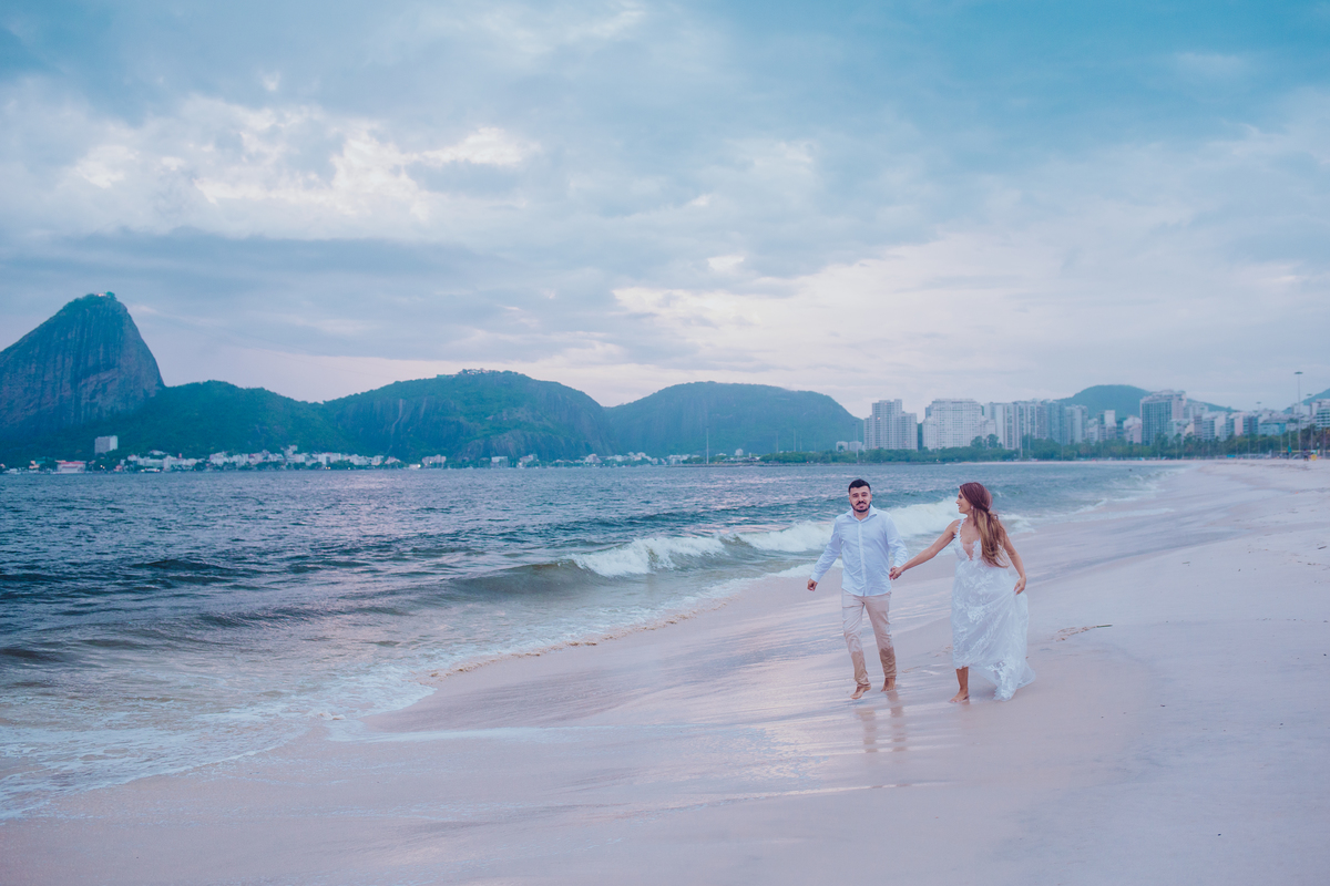 Ensaio Pré Casamento na Praia do Flamengo - RJ