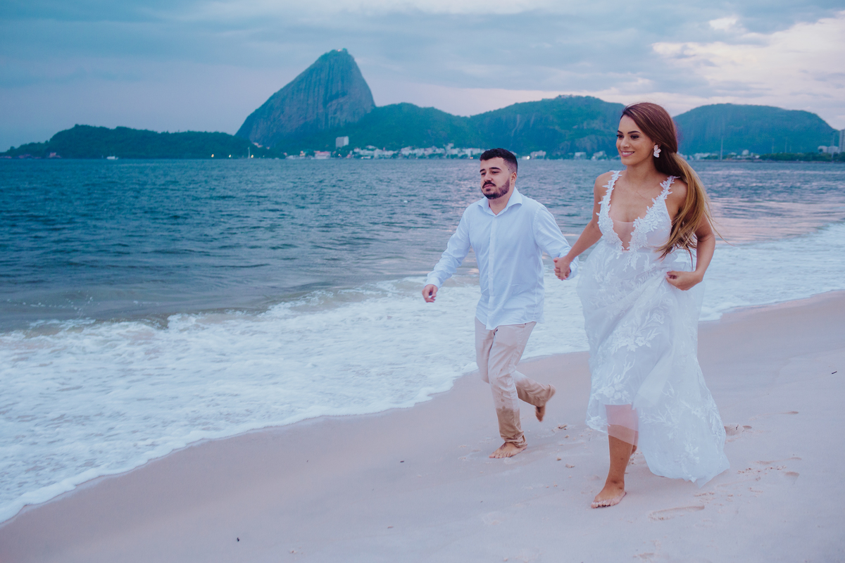 Ensaio Pré Casamento na Praia do Flamengo - RJ