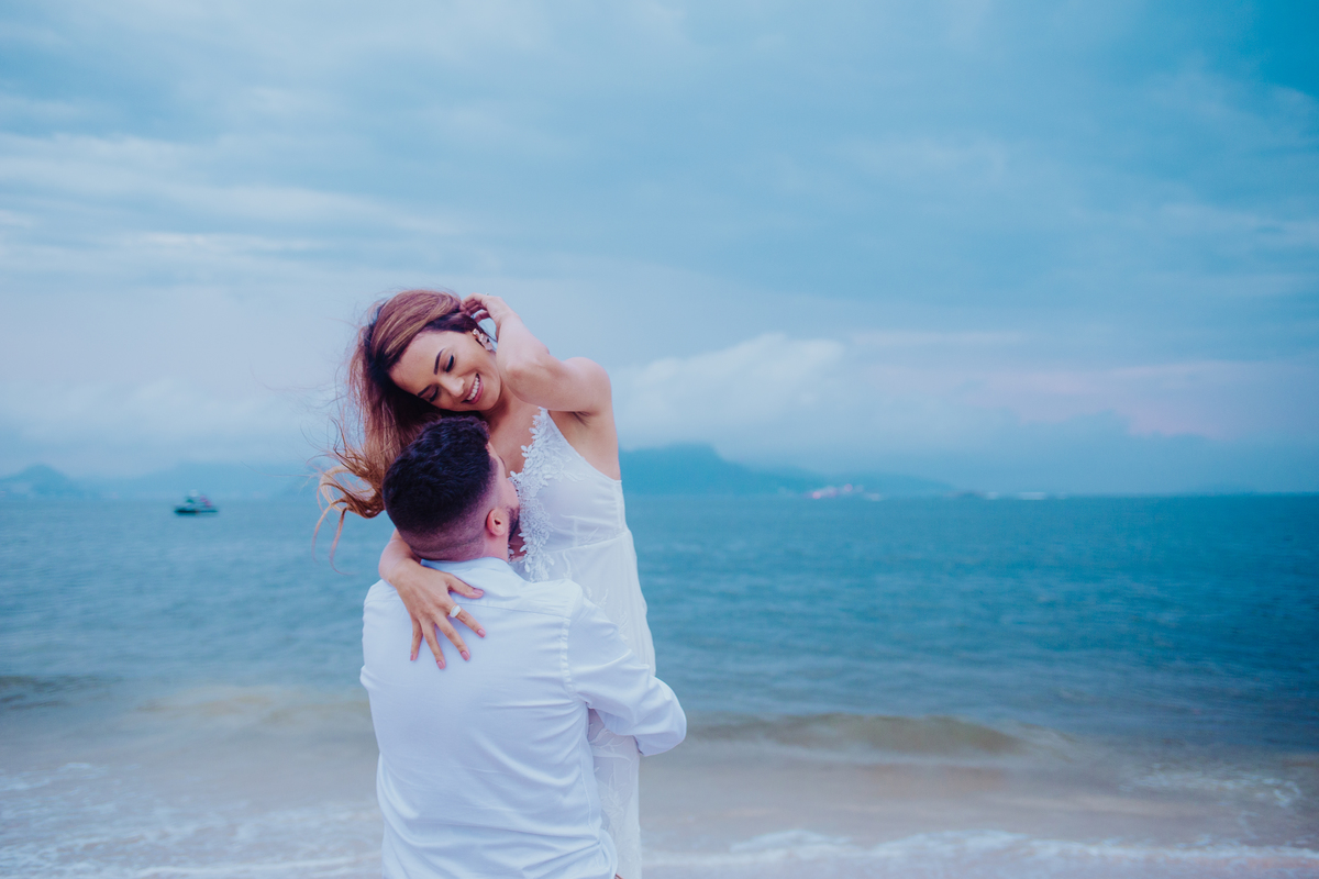 Ensaio Pré Casamento na Praia do Flamengo - RJ