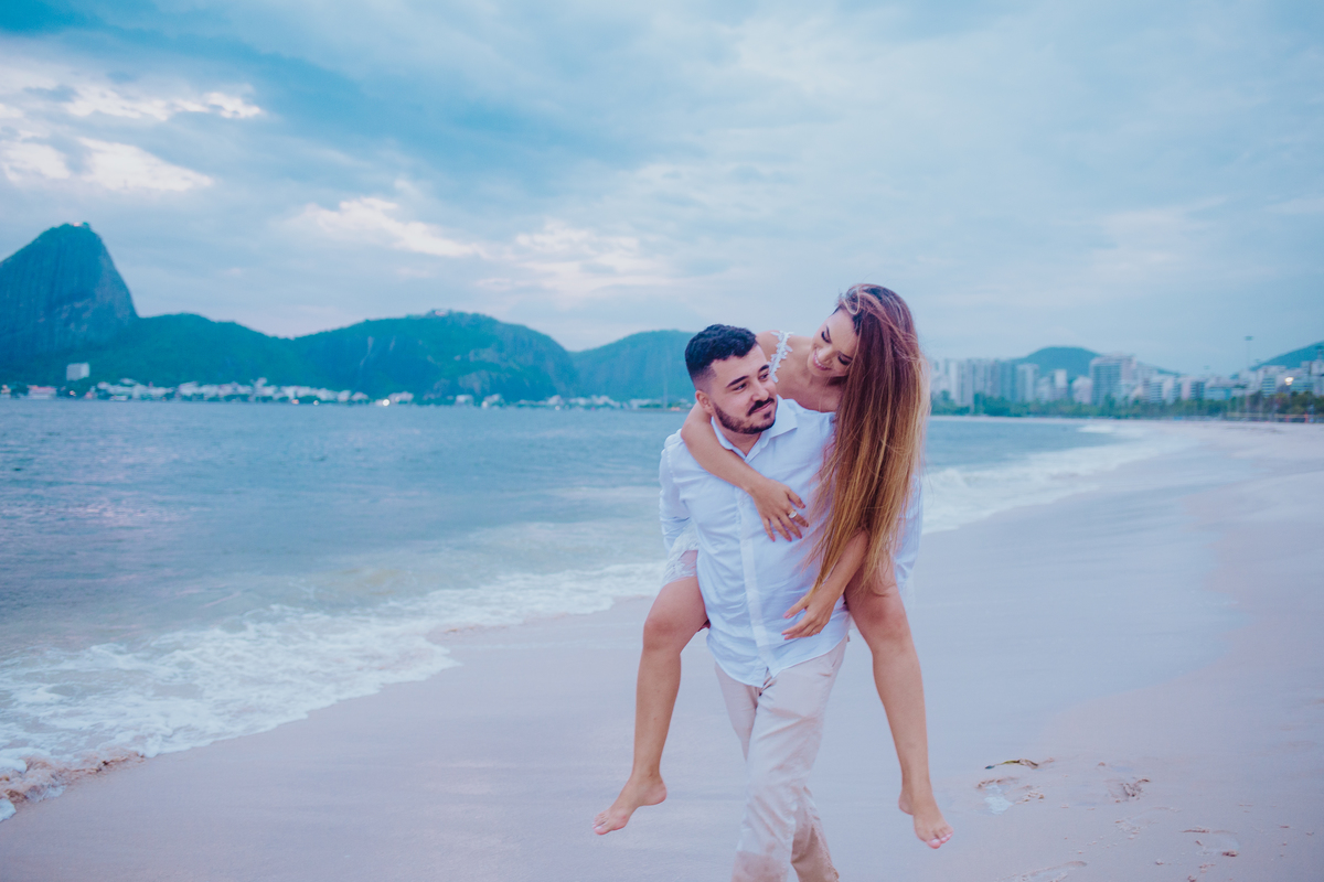 Ensaio Pré Casamento na Praia do Flamengo - RJ