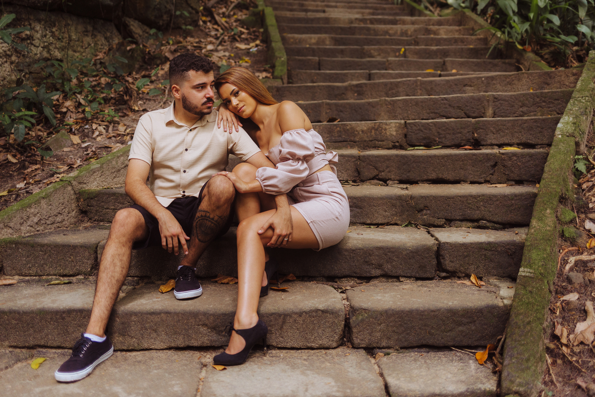 Ensaio Pré Casamento no Parque Lage - Jardim Botânico - RJ