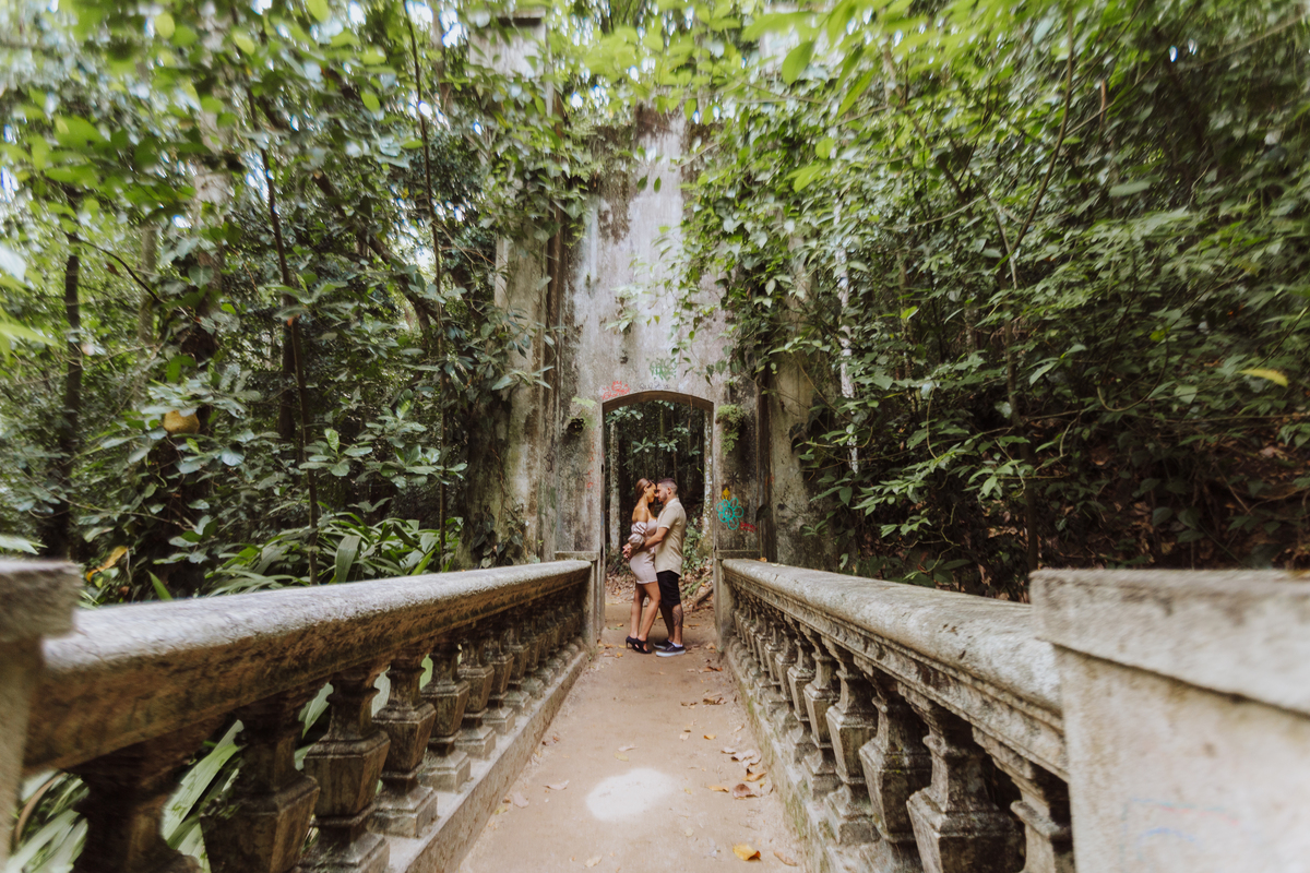 Ensaio Pré Casamento no Parque Lage - Jardim Botânico - RJ
