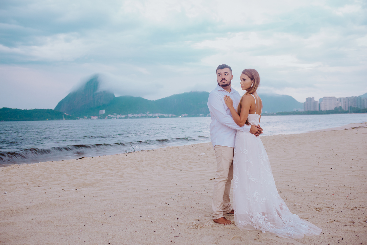 Ensaio de Casal na Praia do Flamengo - RJ