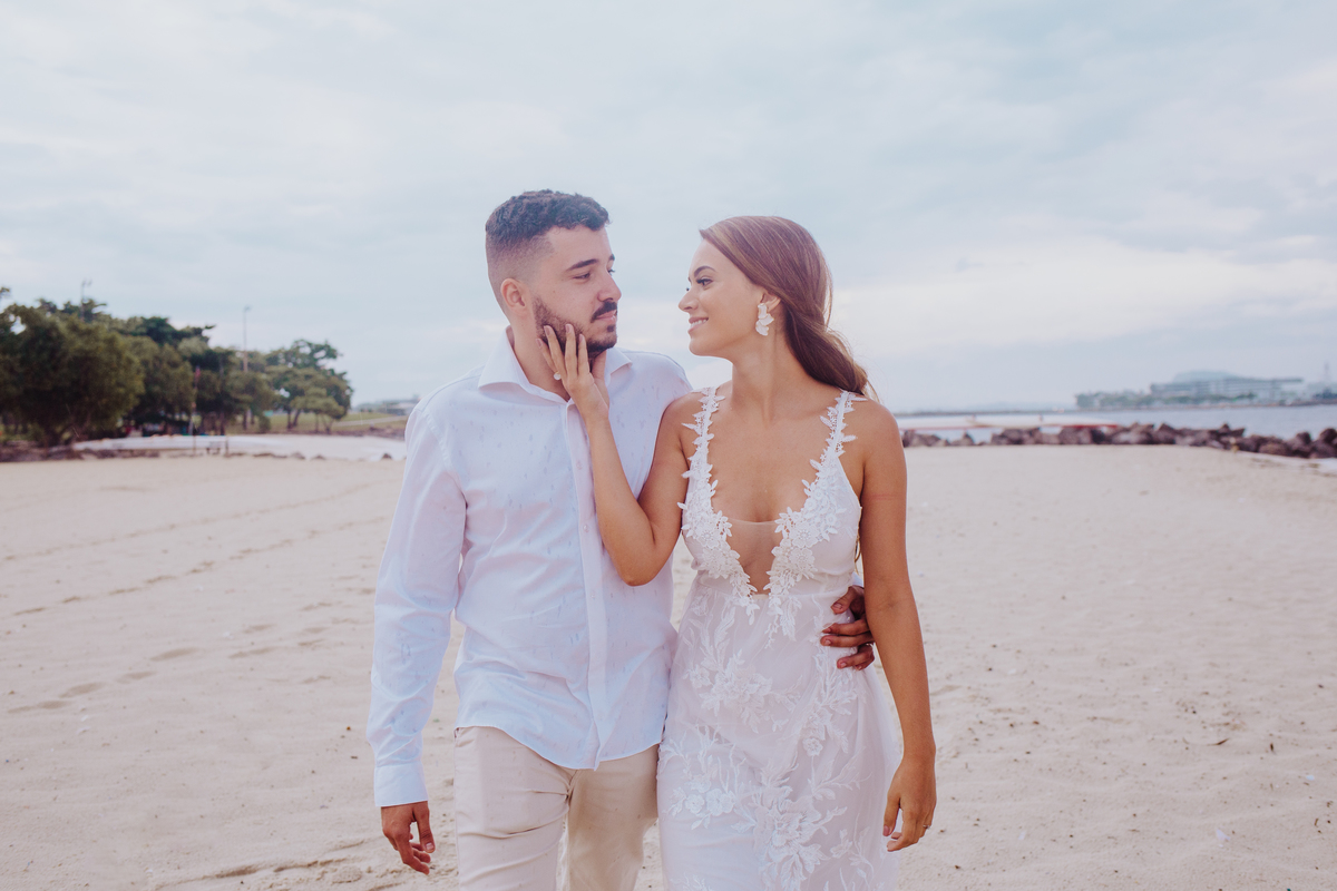 Ensaio de Casal na Praia do Flamengo - RJ