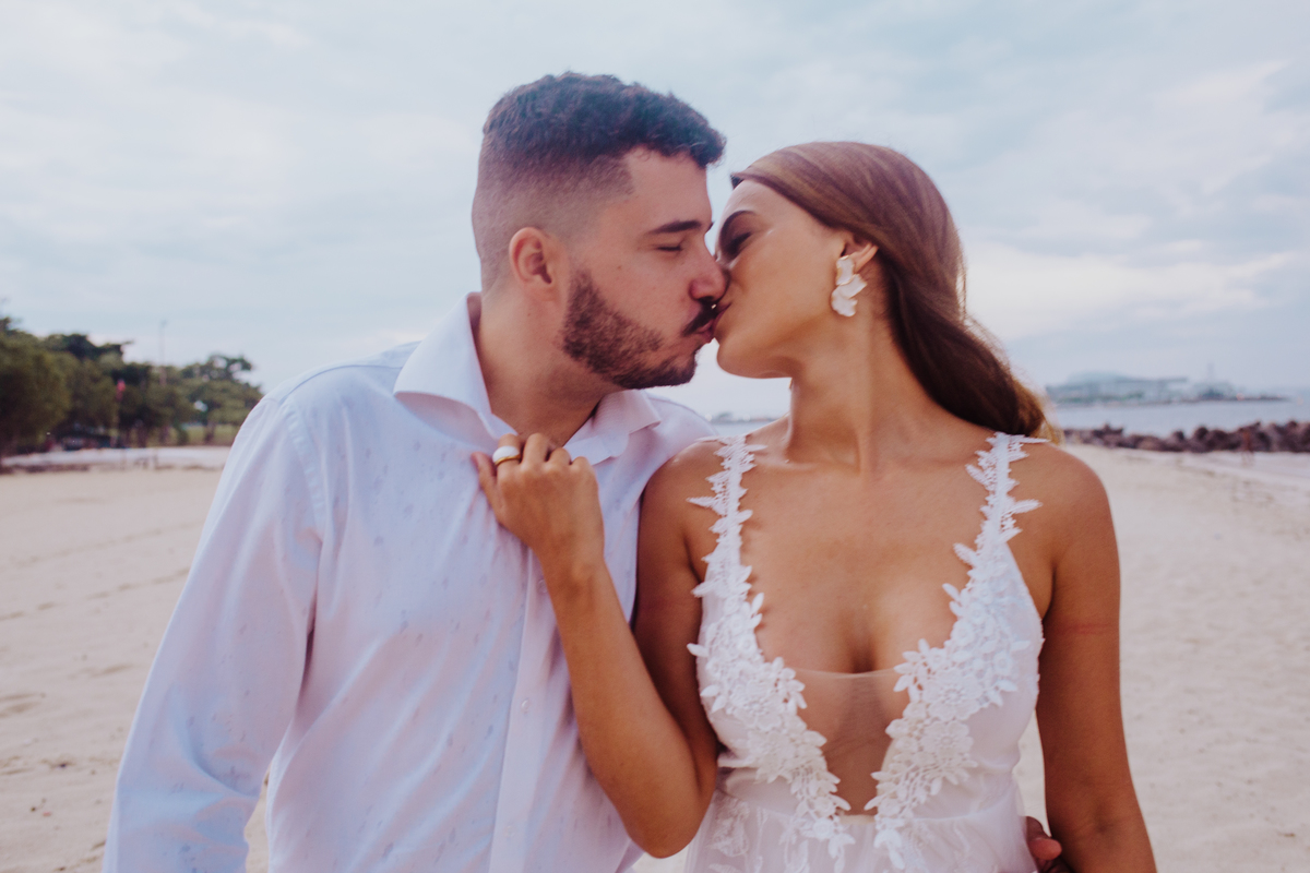 Ensaio de Casal na Praia do Flamengo - RJ