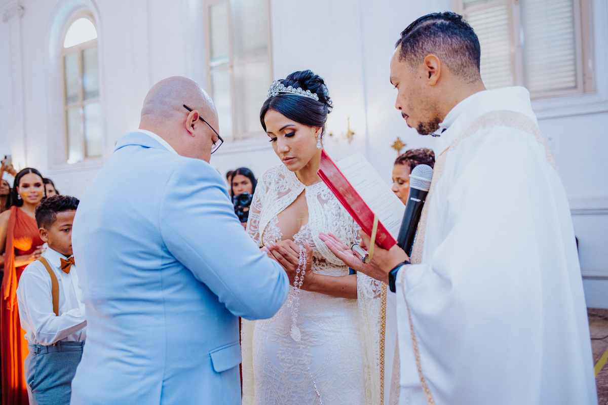 Casamento na Paróquia Nossa Senhora do Rosário e São Benedito no Cubango