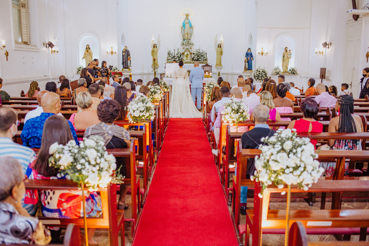 Casamento na Paróquia Nossa Senhora do Rosário e São Benedito no Cubango