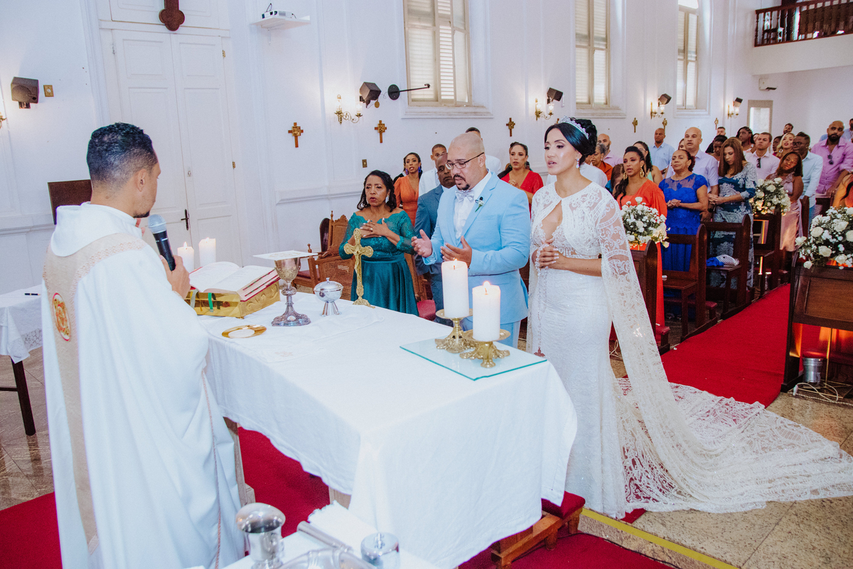 Casamento na Paróquia Nossa Senhora do Rosário e São Benedito no Cubango